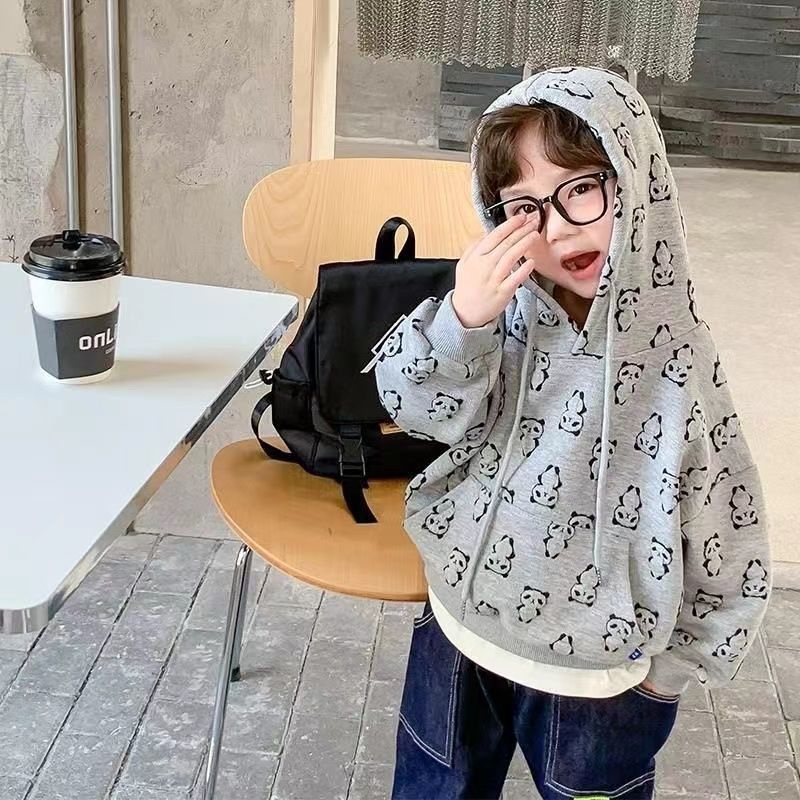 ~ 2023 Áo sweatshirt Thời Trang Mới Dễ Phối Đồ Phong Cách Mới Cho Bé Trai