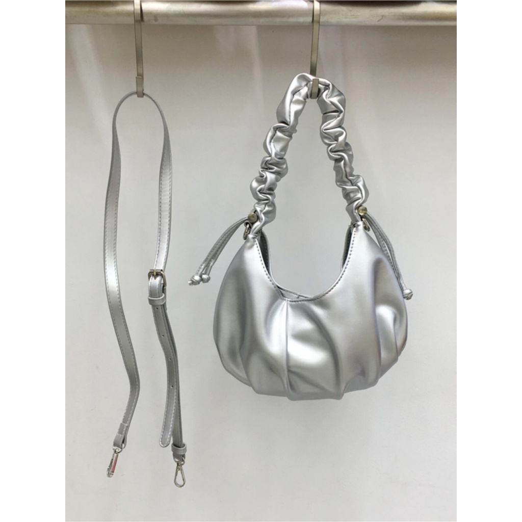 Túi Đeo Chéo Mềm Kiểu Dây Rút Thời Trang Mùa Hè 2023