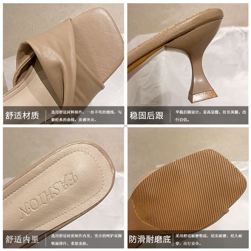 Hàng Mới Về Mới Dép Sandal Cao Gót Phong Cách Thời Trang Mùa Hè 2023 Dành Cho Nữ