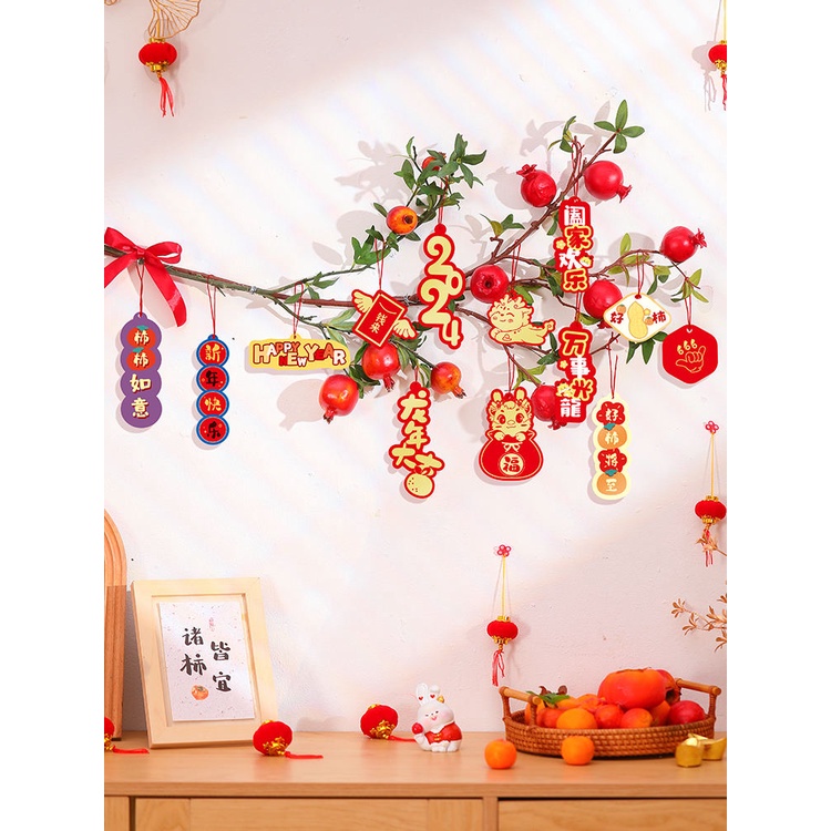 Lồng Đèn Nhỏ Hình Rồng Trang Trí Năm Mới 2024