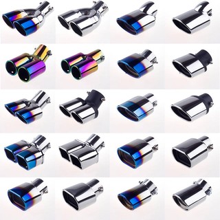 Ốp Đuôi Ống Pô Xả Khí Thải Giảm Thanh Bằng Inox Chuyên Dụng Cho Xe Hơi