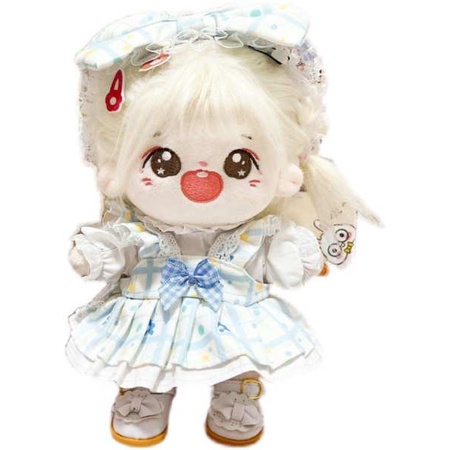 Đầm Búp Bê Vải cotton 20cm Không Gây Kích Ứng Dễ Thương Thay Thế