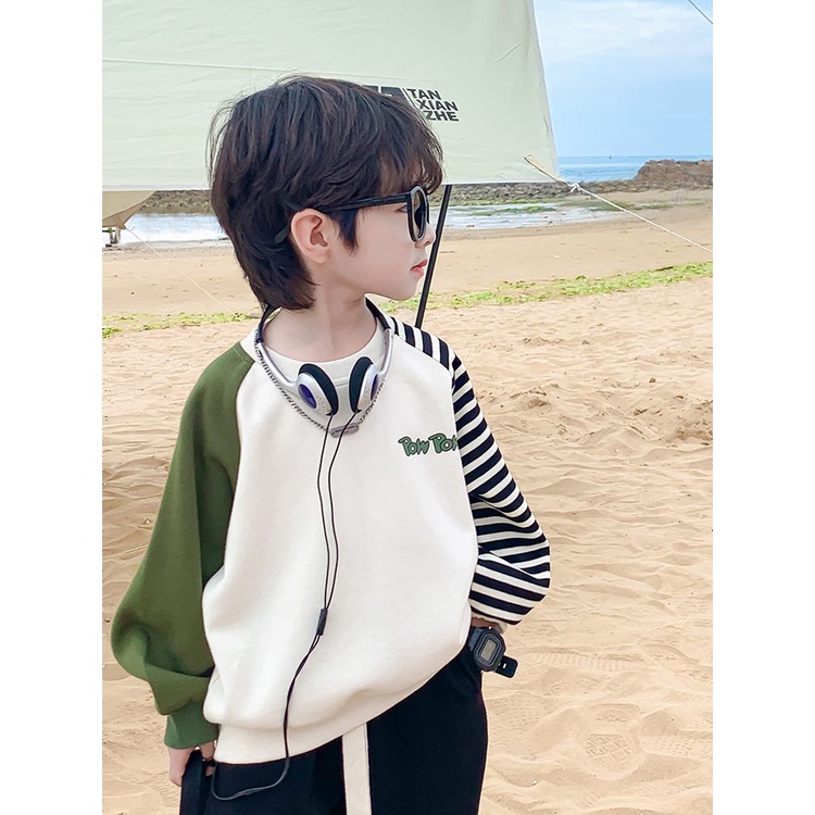 ~ Áo Dài Tay Phong Cách Mới 2023 Hợp Thời Trang Dễ Phối Đồ Cho Bé Trai