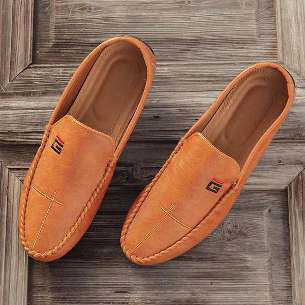 Giày Lười Da Phong Cách Hàn Quốc Thời Trang Xuân Hè 2023