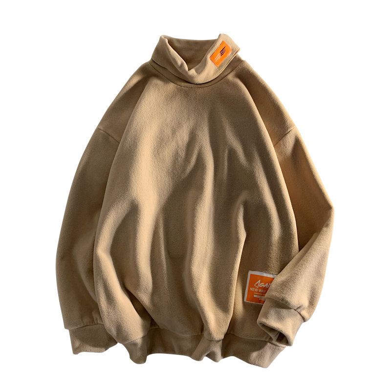 Áo Thun Nam Tay Dài Cổ Cao Phong Cách hong kong Thời Trang Thu Đông Mới