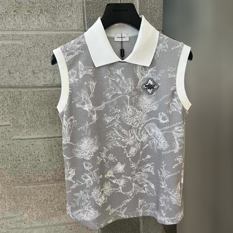 Bộ Đồ Đánh golf Mùa Hè Gồm Áo Không Tay Và Chân Váy Xếp Ly Nhiều Màu Sắc sy049