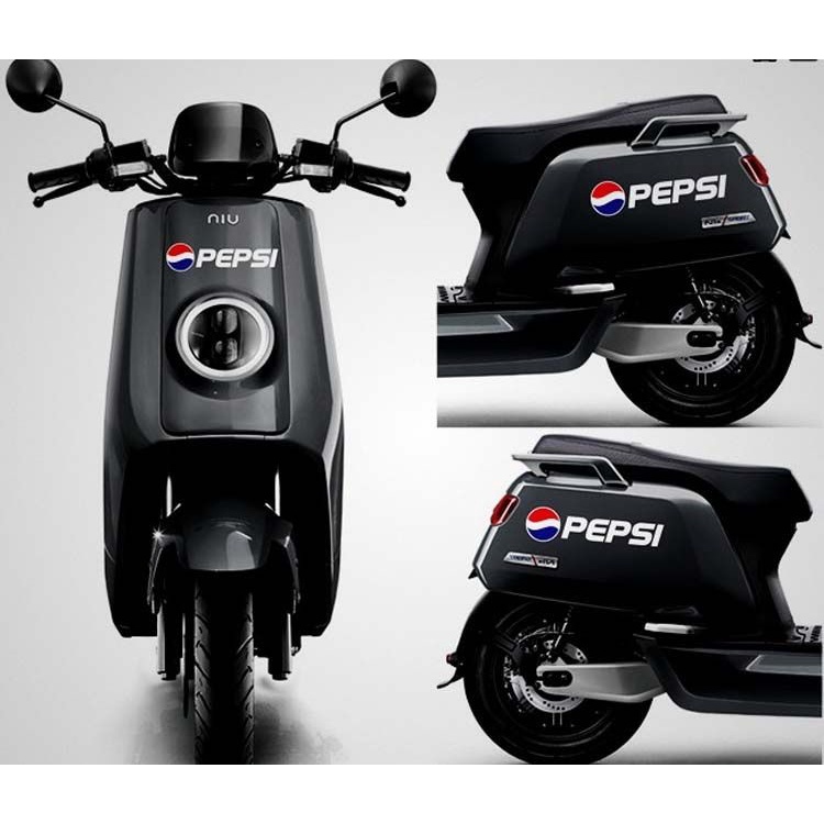 Miếng Dán Trang Trí Thân Xe Hơi Điện n1s Chống Nước Chống Nắng In Hình pepsi pepsi