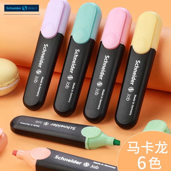 Bút Đánh Dấu schneider Màu Đỏ Dạ Quang 150 macaron