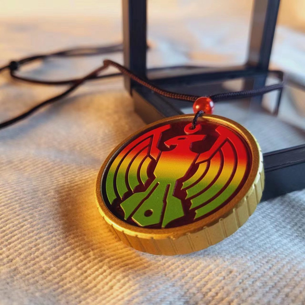 Ete Dây Chuyền Mặt Đồng Xu Vĩnh Cửu Chim Đại Bàng kamen ooo Trong Nhà oz ete Vĩnh Cửu Không Chip