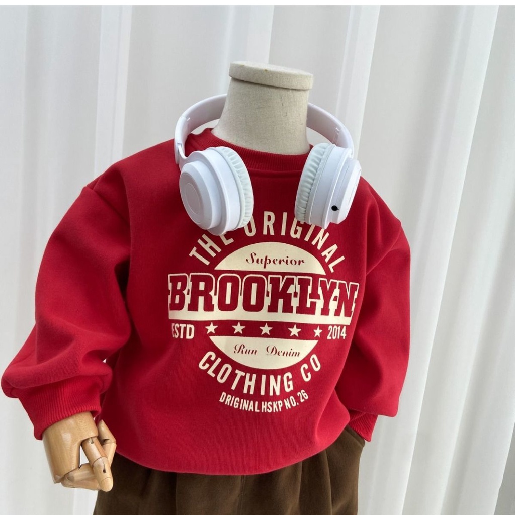 Áo Nỉ Thời Trang Mới  ~ 2023 Dễ Phối Đồ Cho Bé Trai