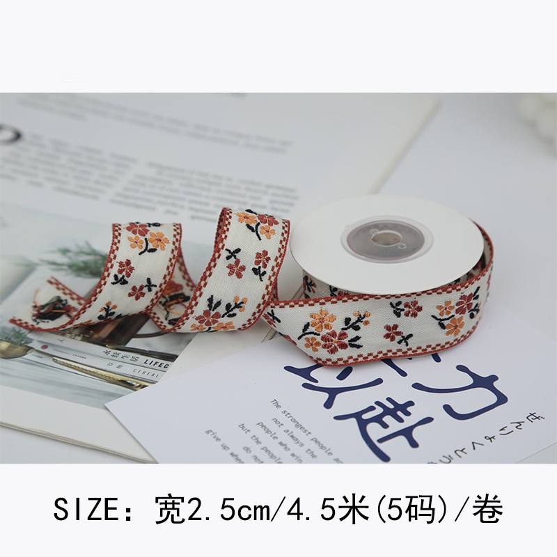 Dây Ruy Băng Ren Ruy Băng Thắt Nơ Thủ Công Phong Cách Mỹ Trang Trí Gói Quà