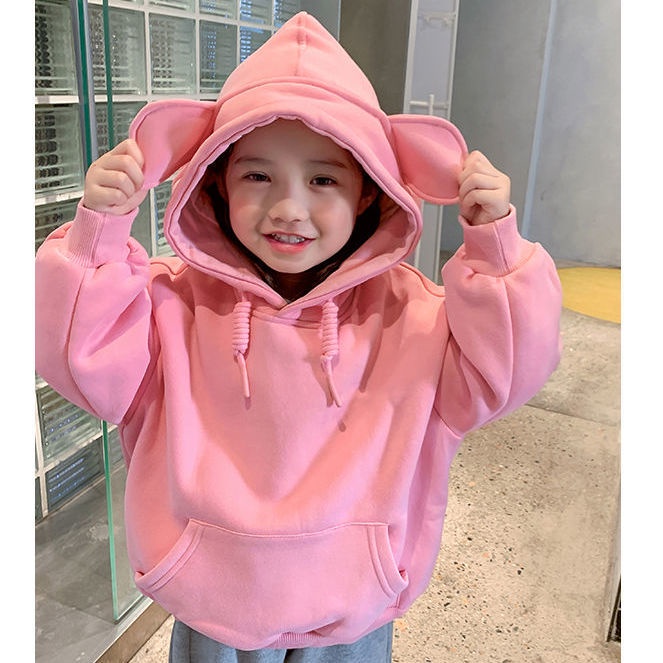Hàng Mới Về Áo Sweater Dày Có Mũ Trùm Thời Trang Thu Đông 2023 Dễ Thương Cho Bé Gái