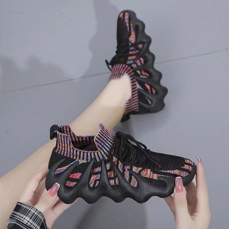 Giày Thể Thao Đế Mềm Dày Thời Trang Mùa Hè 2023 Cho Nữ