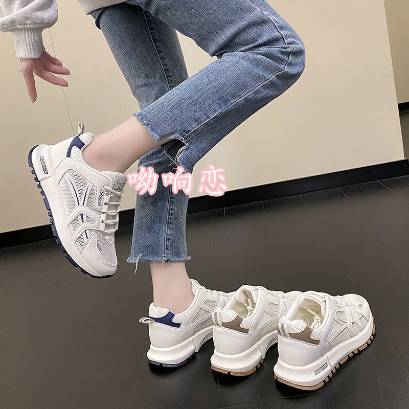 Giày Thể Thao Đế Mềm Nhẹ Phối Lưới Thoáng Khí Thoải Mái Phong Cách Mới 2023 Cho Nữ