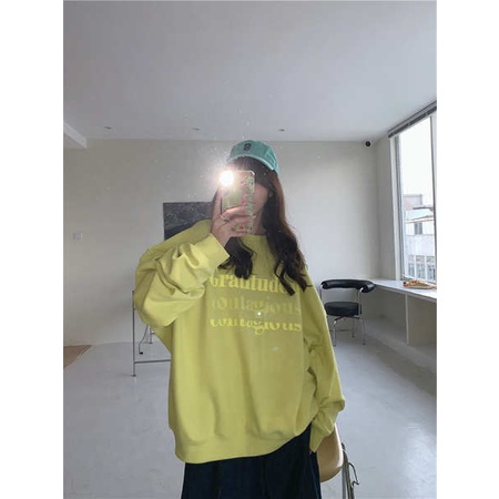 Áo Sweater Lông Cừu Dáng Ôm Cỡ Lớn Kiểu Đường Phố Hàn Quốc Thời Trang Thu Đông Cho Nữ