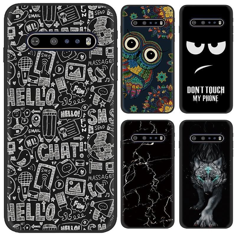 Ốp Điện Thoại LG V60 V60 ThinQ 5G Matte Black Pudding Case Sơn Điện Thoại Vỏ Bảo Vệ Điện Thoại LG