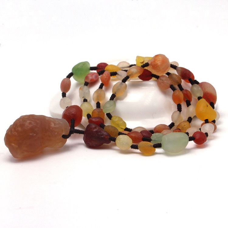 Dây Chuyền Mã Não Tự Nhiên 9.5 Màu Sắc Ngọt Ngào