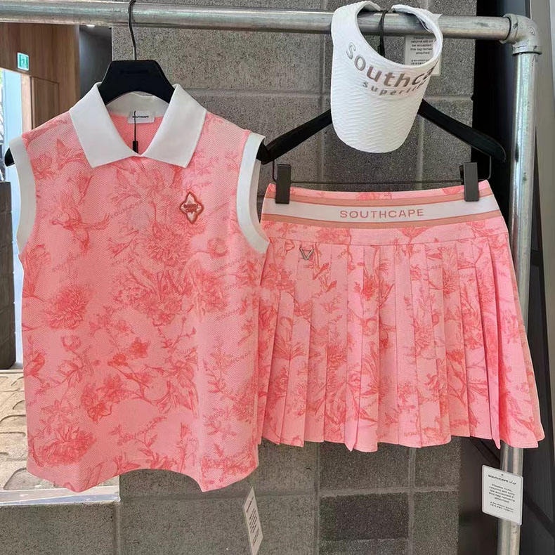 Bộ Đồ Đánh golf Mùa Hè Gồm Áo Không Tay Và Chân Váy Xếp Ly Nhiều Màu Sắc sy049