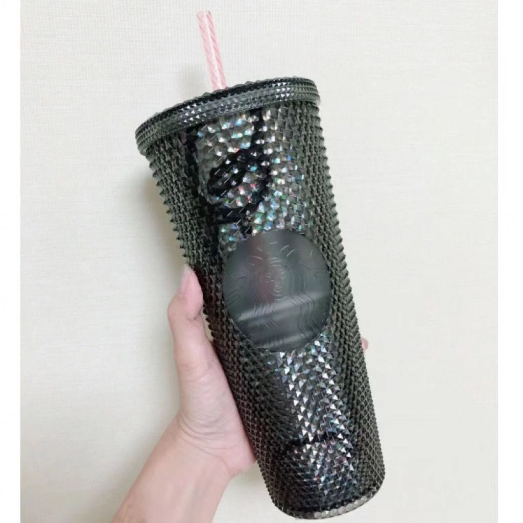 Bình Nước Dung Tích Lớn Có Ống Hút In Hình lisa blackpink Phong Cách Hàn Quốc