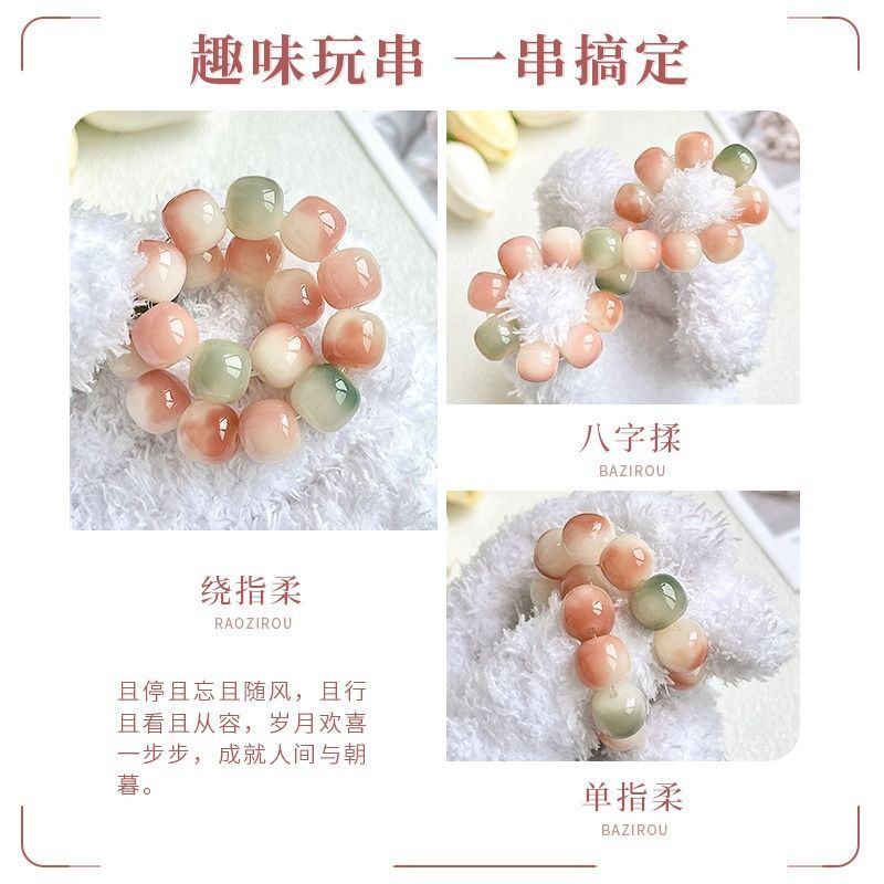 Hàng Có Sẵn lingyuege bodhi Vòng Đeo Tay Hạt Đậu Phộng Chính Hãng Phiên Bản Sinh Viên Tuyết Chanh Người Đẹp bodhi Hạt Phật Giáo Cho Nam Và Nữ