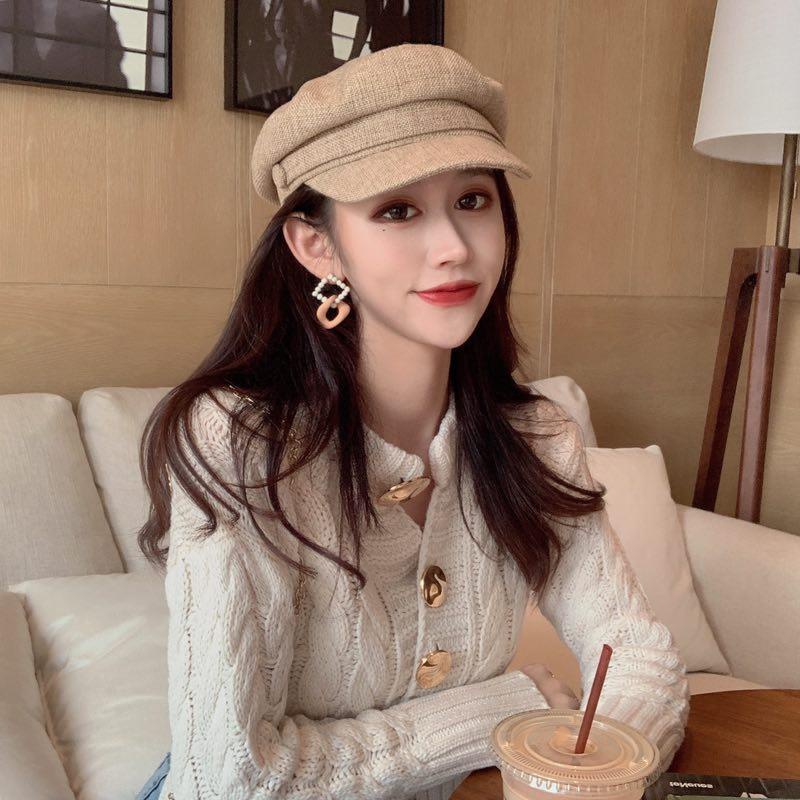 Puruiti2023 Áo Khoác cardigan Ngắn Dày Thời Trang Xuân Thu Cho Nữ