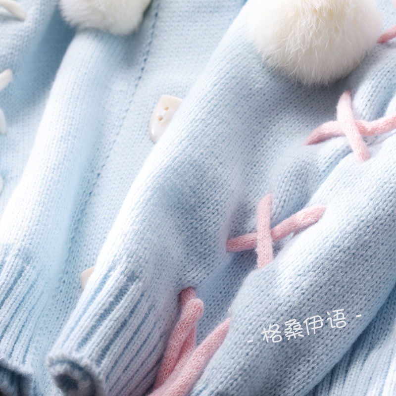 Áo Khoác cardigan Có Mũ Trùm Dáng Rộng Chất Liệu Mềm Mại Phong Cách Nhật Bản Thời Trang Thu Đông Cho Nữ