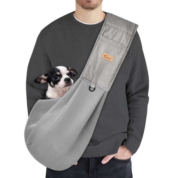 Túi Đeo Chéo Dạng Lưới Thoáng Khí Dành Cho Thú Cưng