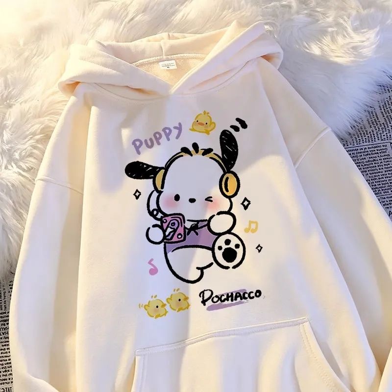Áo Hoodie Dáng Rộng In Họa Tiết Hoạt Hình Thời Trang Xuân Thu 2023 Cho Nữ