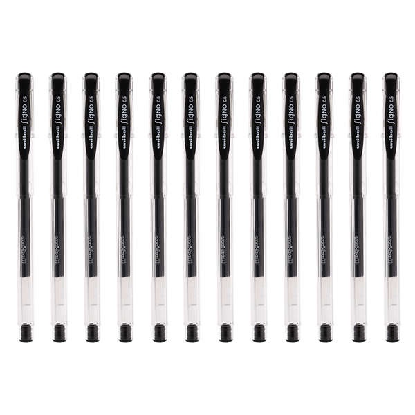 Bút Bi mitsubishi um100 Ngòi 0.5mm Mực Đen / Đỏ / Xanh Dương Nhập Khẩu Nhật Bản