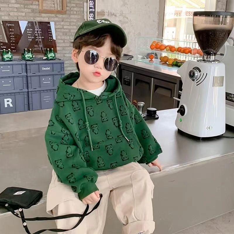 ~ 2023 Áo sweatshirt Thời Trang Mới Dễ Phối Đồ Phong Cách Mới Cho Bé Trai