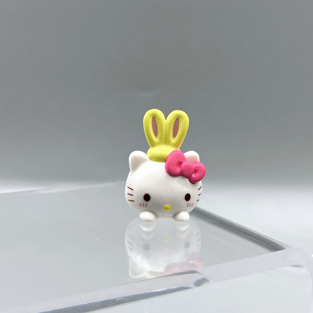 Set 7 Mô Hình Mô Phỏng Nhân Vật Phim Hoạt Hình sanrio hello kitty cinnamoroll my melody 3-4cm