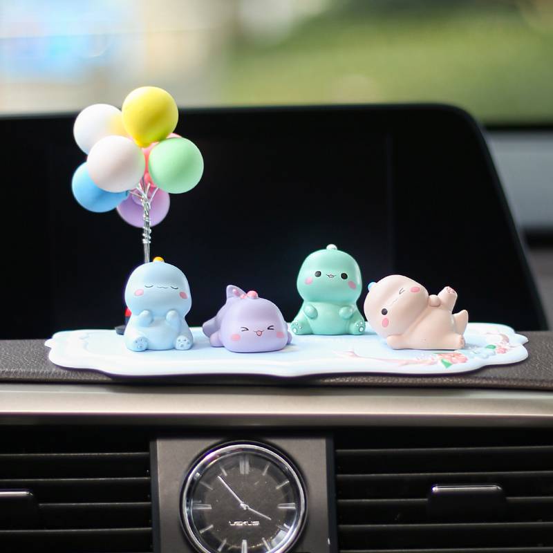 Búp Bê Khủng Long Hoạt Hình Sáng Tạo Trang Trí Xe Hơi