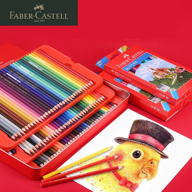 Đức Bút Chì Màu 48 Màu Tùy Chọn Với 72 Màu Tan Trong Nước Cho Người Mới Bắt Đầu