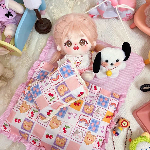 Túi Ngủ cotton 20cm Họa Tiết Hoạt Hình Xinh Xắn Dành Cho Búp Bê