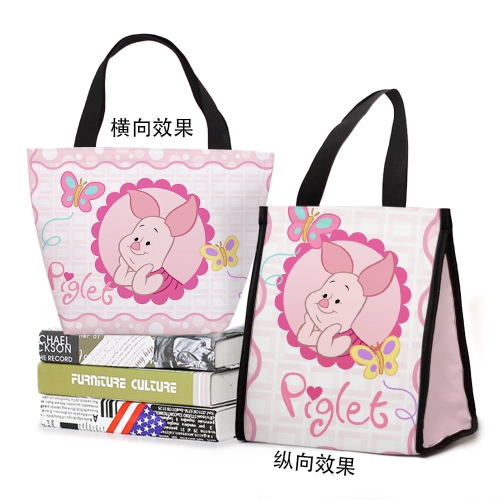 Nhóm Lu✨2025 Heo Con Heo Con Heo Con Heo Con Winnie the Pooh Túi Xách Bữa Trưa Túi Đựng Hộp Cơm Trưa
