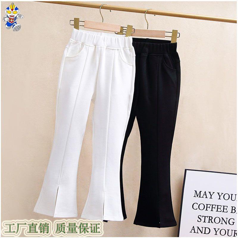 Quần Dài Ống Loe Phong Cách Thời Trang Thu Đông Mới Dành Cho Bé Gái