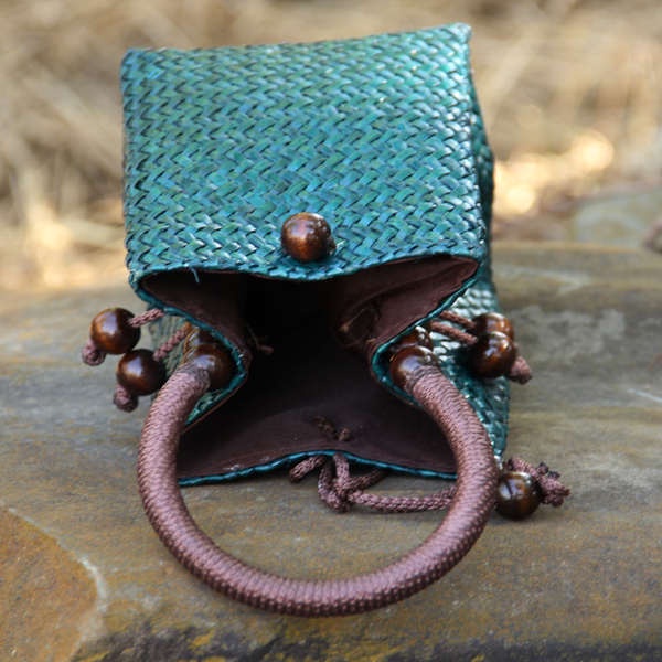 Túi Xách Đan Lát Phong Cách retro Nữ Tính