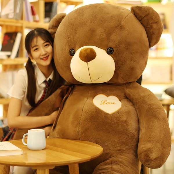 Gấu teddy Nhồi Bông Cỡ Lớn Dễ Thương Dùng Làm Quà Tặng Sinh Nhật
