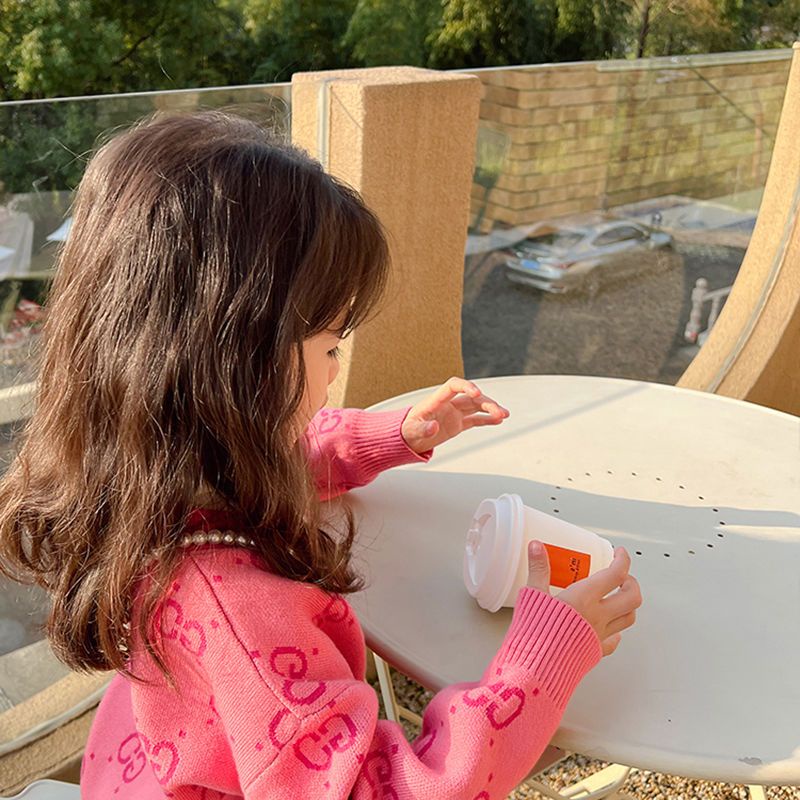 Áo Khoác cardigan Dệt Kim Tay Dài Phong Cách Hàn Quốc Thời Trang Mùa Xuân Mới Cho Bé Gái