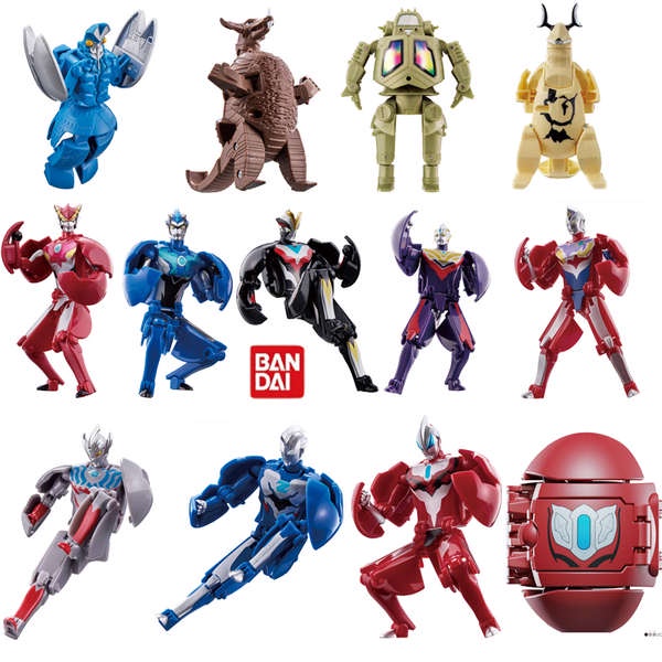 Bandai Mô Hình Búp Bê Siêu Nhân bandai Back otto egg trigao Budekaiob galaxy ultraman