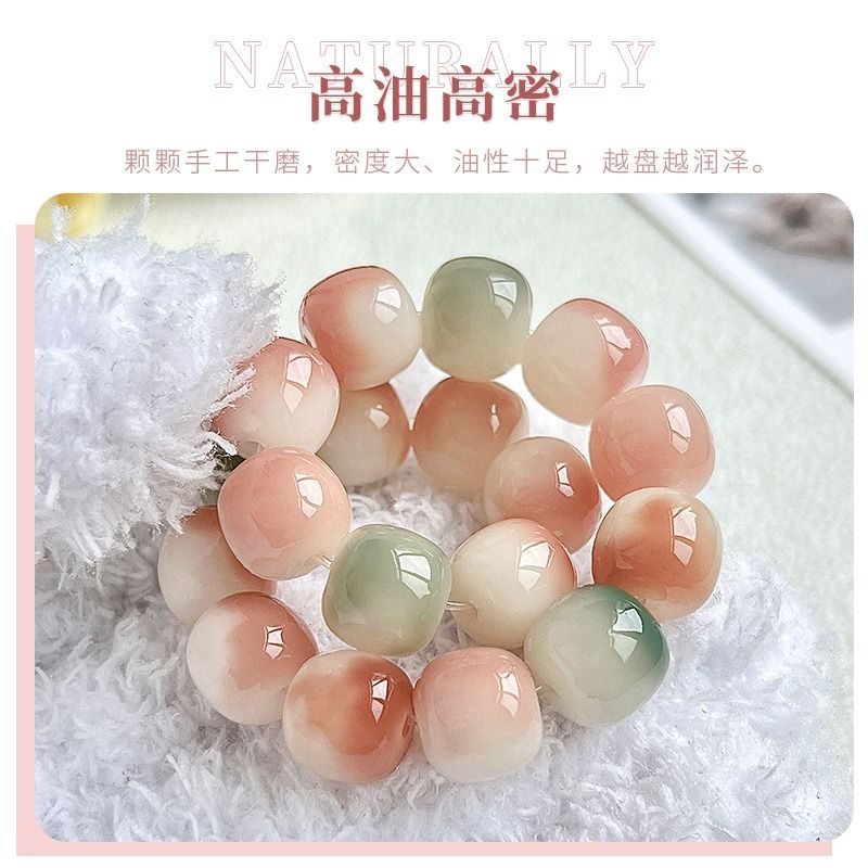 Hàng Có Sẵn lingyuege bodhi Vòng Đeo Tay Hạt Đậu Phộng Chính Hãng Phiên Bản Sinh Viên Tuyết Chanh Người Đẹp bodhi Hạt Phật Giáo Cho Nam Và Nữ