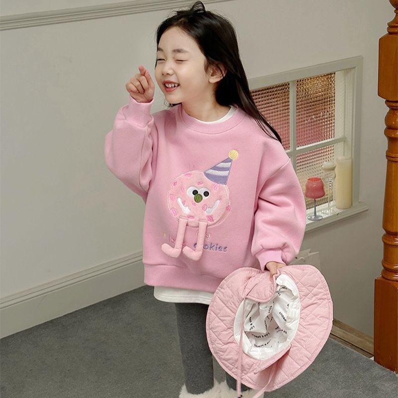 Áo Khoác sweatshirt Mới Dễ Phối Đồ Dành Cho Bé Gái