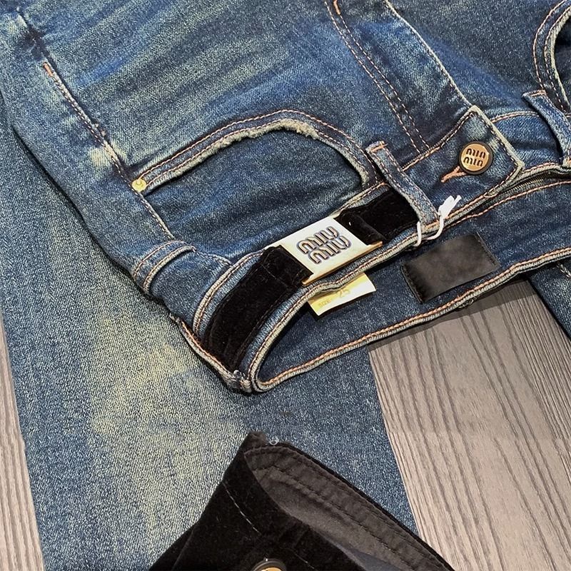 Quần Jean Dài Tới Mắt Cá Chân Dáng Ôm Eo Cao Phong Cách chanel Mùa Thu Đông Mới Cho Nữ