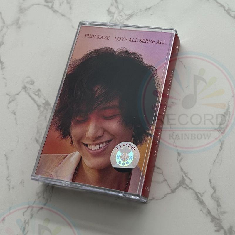 Original Fujii Kaze LOVE ALL SERVE ALL Cassette Tape + Lyric Book Collector's Edition Sách Sưu Tầm f