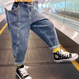 Quần jeans dài phong cách thời trang xuân thu mới cho bé trai