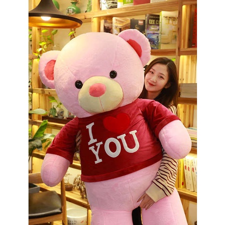 Gấu teddy Nhồi Bông Cỡ Lớn Dễ Thương Dùng Làm Quà Tặng Sinh Nhật