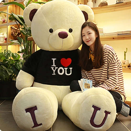 Gấu teddy Nhồi Bông Cỡ Lớn Dễ Thương Dùng Làm Quà Tặng Sinh Nhật