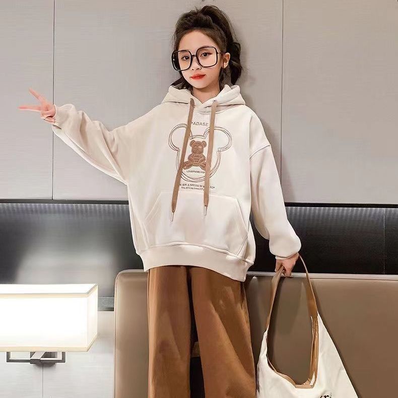 Áo Hoodie Phong Cách Thời Trang Xuân Thu Mới Cho Bé Gái