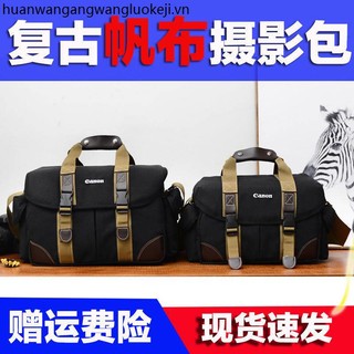 Phù Hợp Túi Vải canvas Đeo Vai Đựng Máy Ảnh canon nikon Chuyên Nghiệp