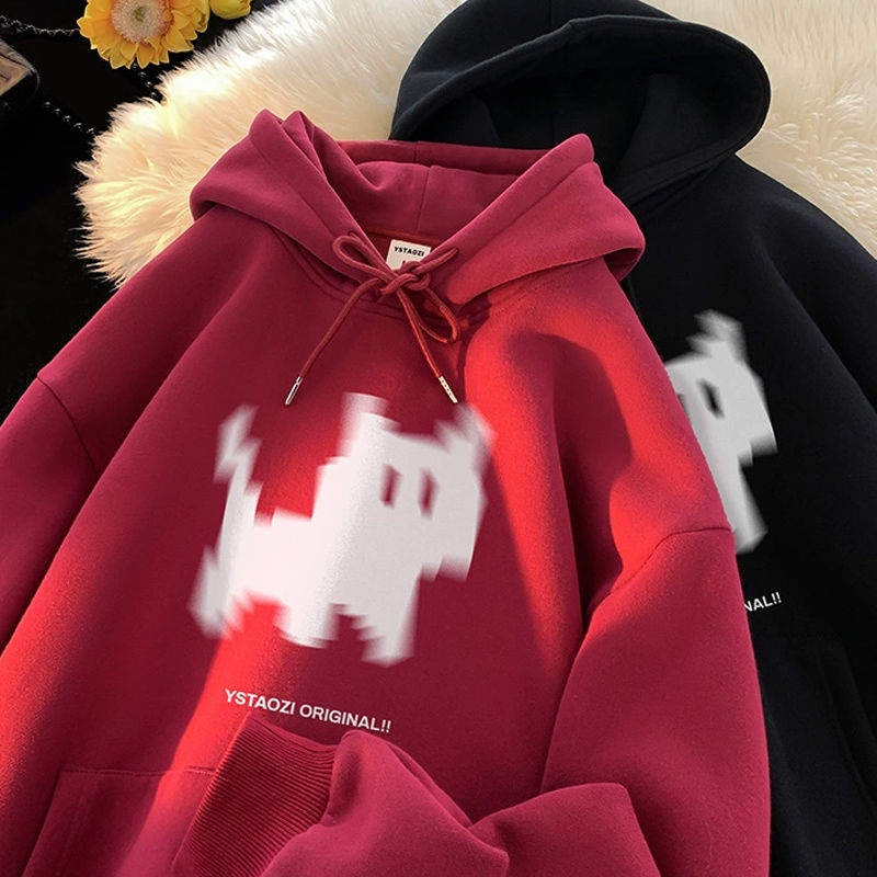 Áo Khoác Có Mũ Trùm Đầu Phong Cách retro Mùa Xuân Thu Mới Cho Nam  Mèo Con Phong Cách Mỹ